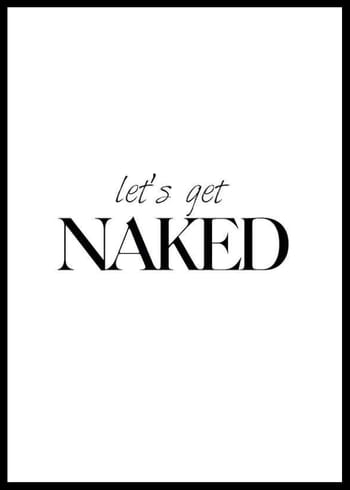 Poster Lets Get Naked