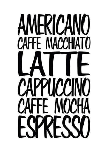 Affiche Coffee