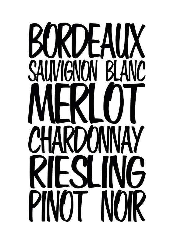 Poster Wine