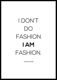 Black quote text by Coco Chanel on white background, stylish-0