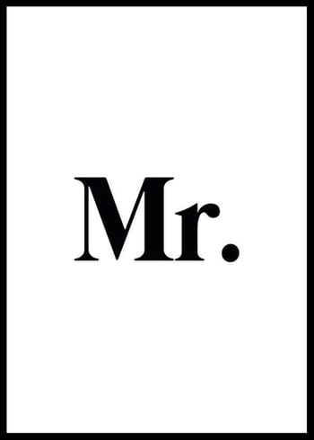 Poster Mr