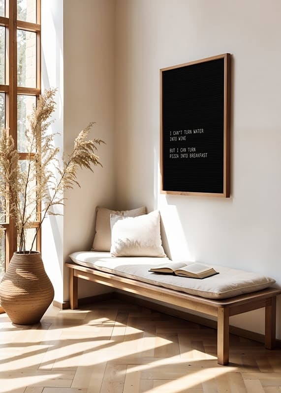 Black letter board with white text in simple sans-serif style-12