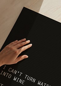 Black letter board with white text in simple sans-serif style-3