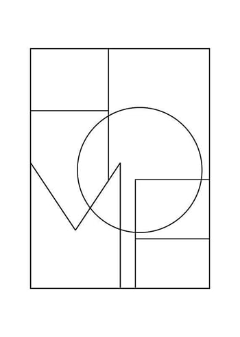 Poster Home Line Art