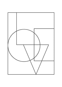 Minimalist line art with the word Love in black lines-1