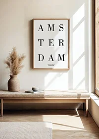 Black text Amsterdam in scattered letters on white background-2