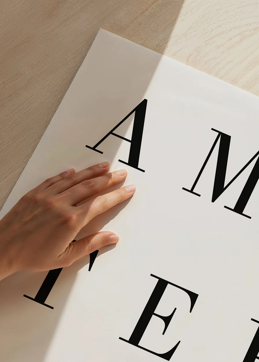 Black text Amsterdam in scattered letters on white background-12