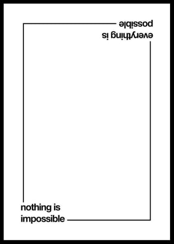 Plakat Stay Positive