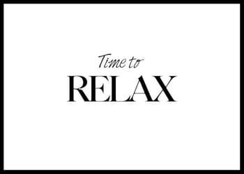 Poster Time To Relax No2