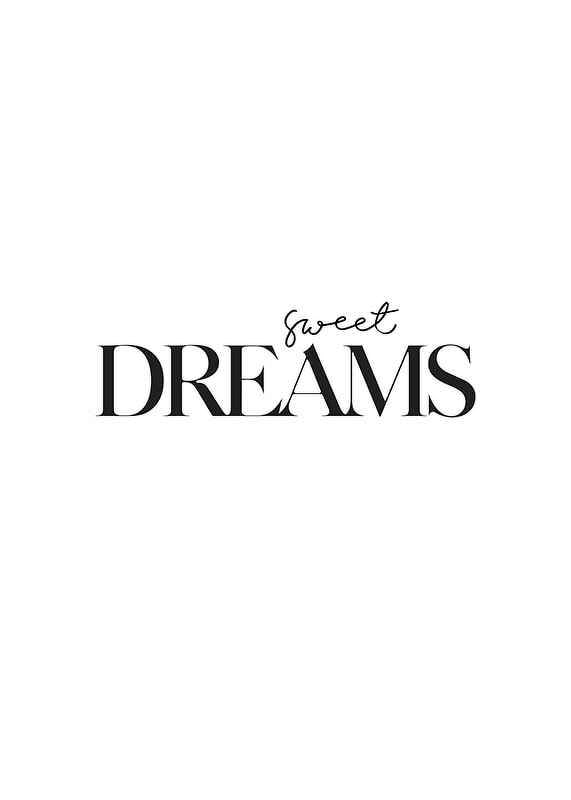 Póster Sweet Dreams