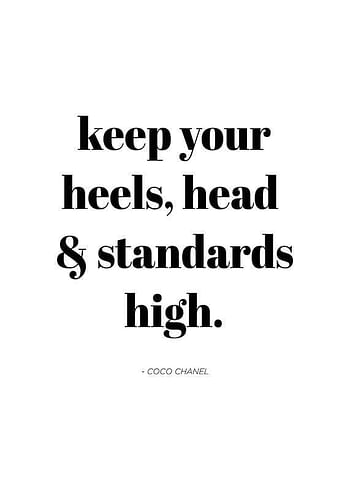 Poster Chanel Standards