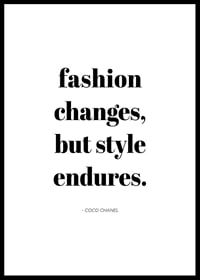 Quote by Coco Chanel in black text on white background-0