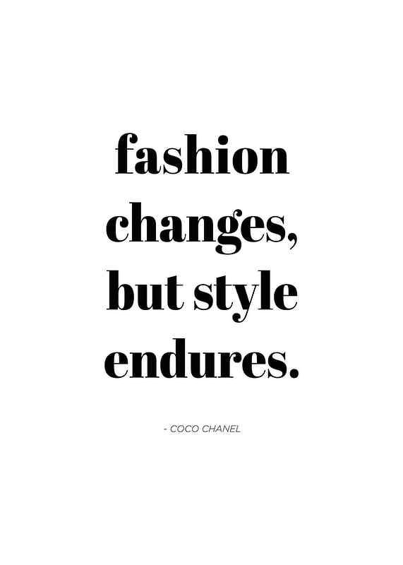 Juliste Chanel Style