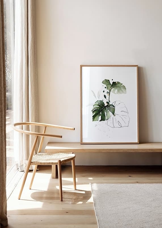 Plakāts Watercolor Botanical No2 crossfade