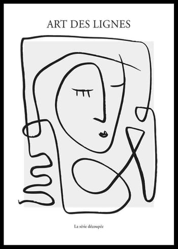 Poster Art De Lignes No3