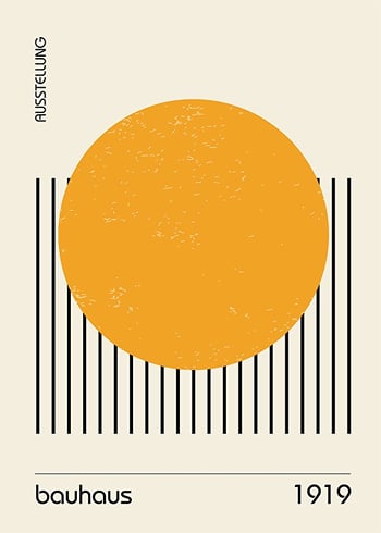 Poster Bauhaus Art No1