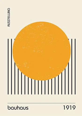 Poster Bauhaus Art No1