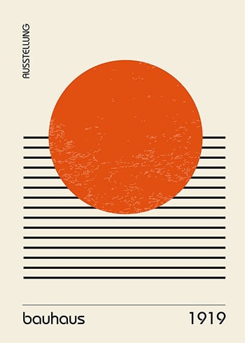 Poster Bauhaus Art No2