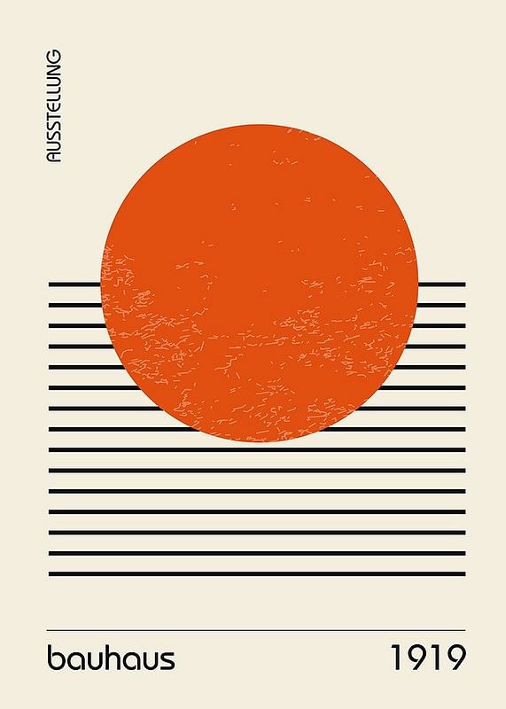 Poster Bauhaus Art No2