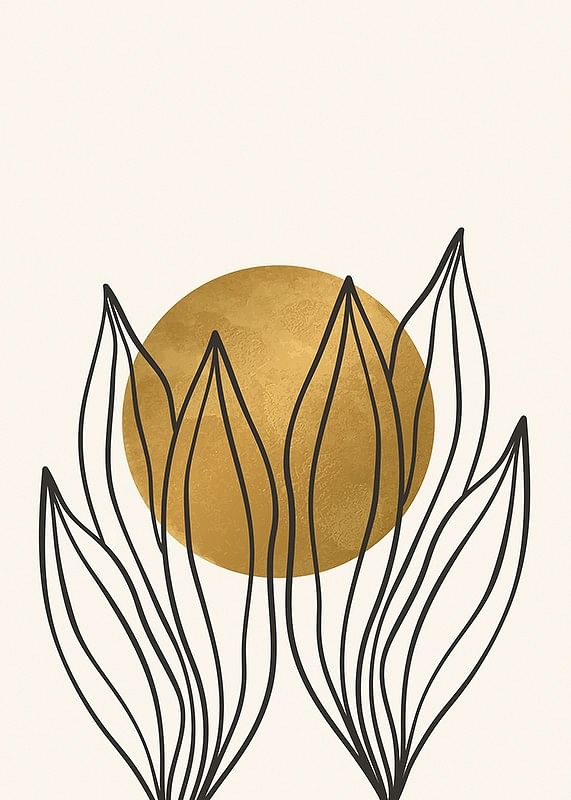 Watercolor Gold No1-12