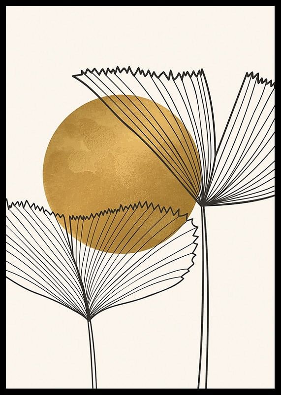 Watercolor Gold No3-12