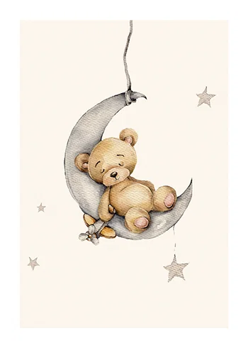 Poster Sleeping Teddy