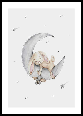 Poster Sleeping Bunny