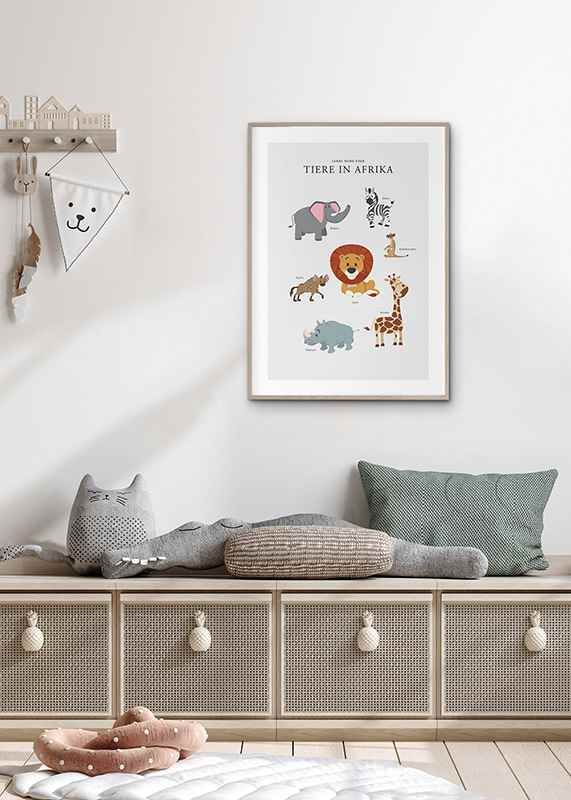 Poster Tiere In Afrika crossfade