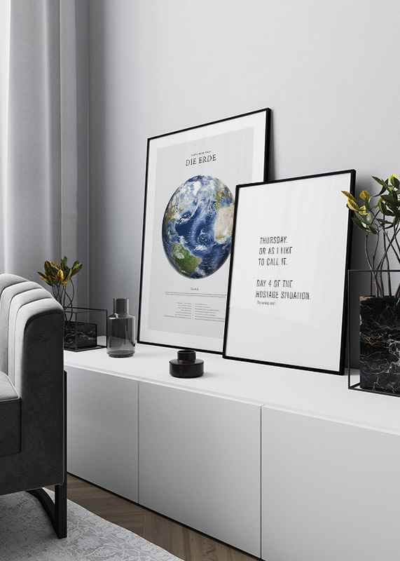 Poster Die Erde crossfade