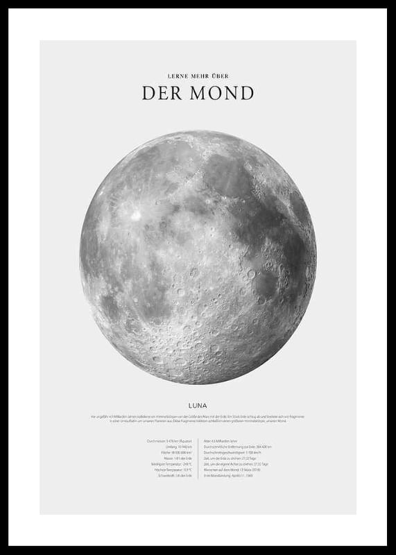 Poster Der Mond