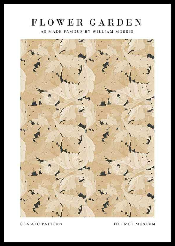 Poster William Morris Flower Garden