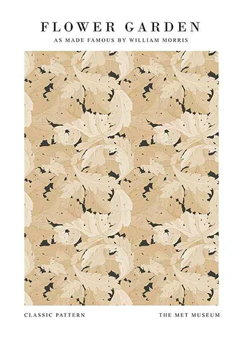 Poster William Morris Flower Garden