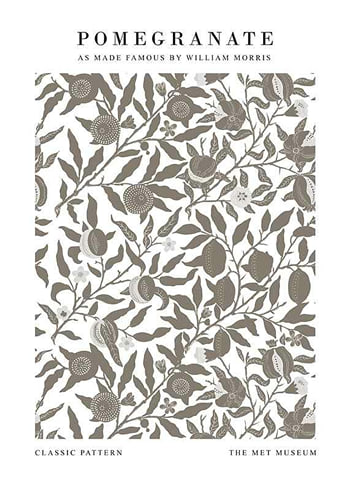 Poster William Morris Pomegranate