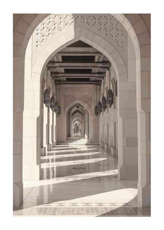 Plagát Courtyard Walkway