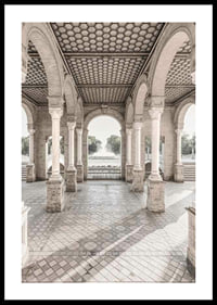 Fotografi av valvbågar och pelare vid Plaza de España, Sevilla-0
