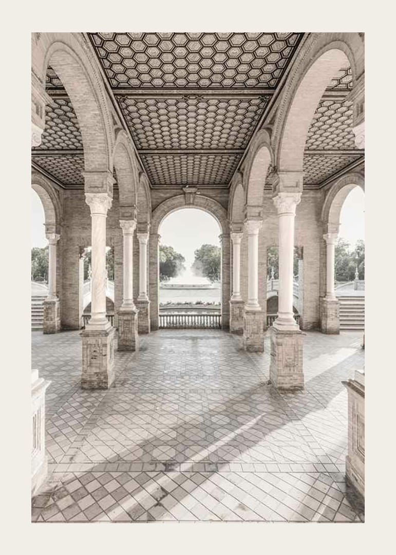 Fotografi af buer og søjler på Plaza de España, Sevilla-12