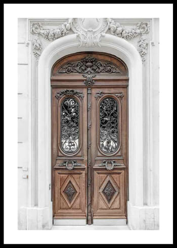 Poster Brown Double Door