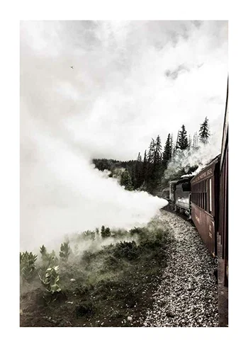 Poster Moving Train