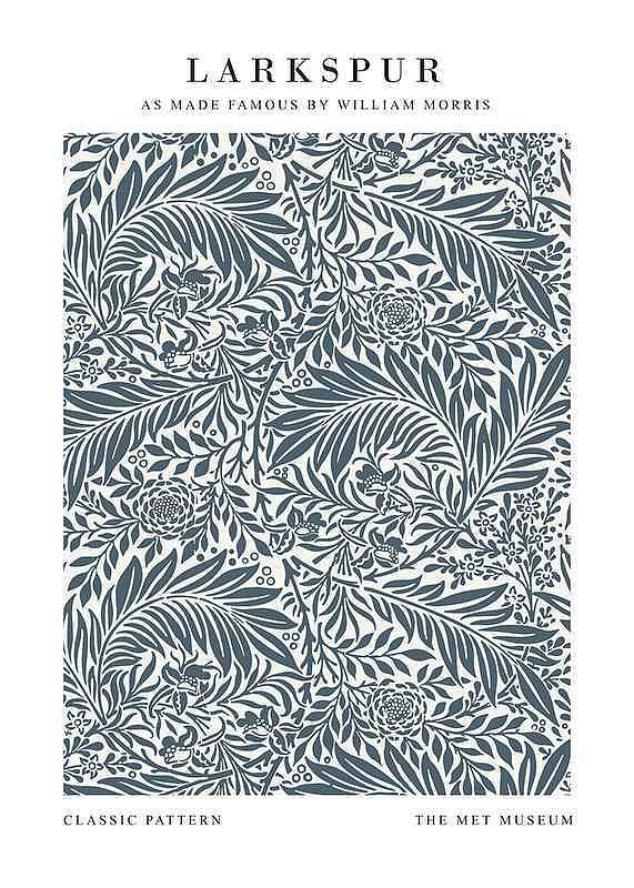 William Morris Larkspur-12