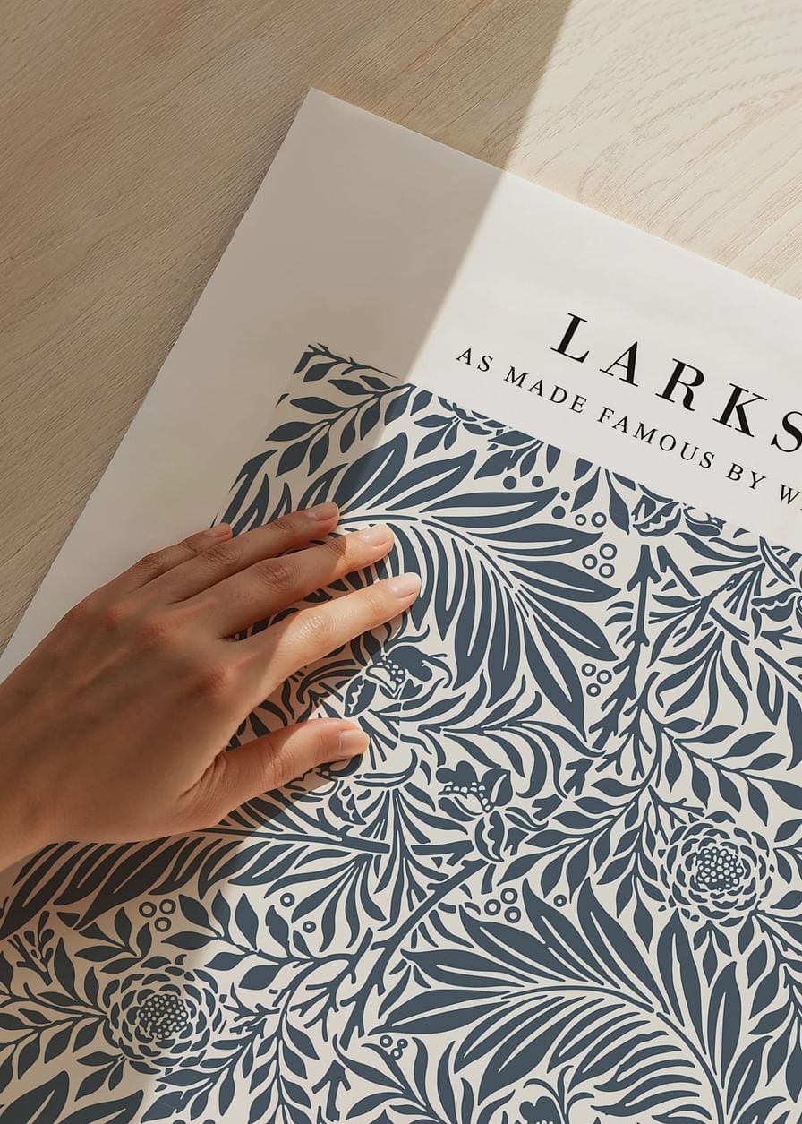 William Morris Larkspur-12