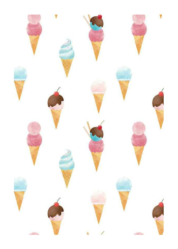 Poster Ice creams