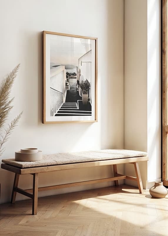 Poster Santorini Staircase crossfade