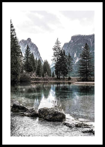 Poster View On The Alps