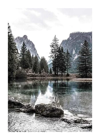 Poster View On The Alps