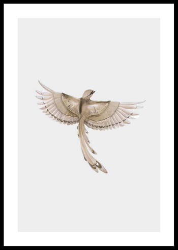 Poster Watercolor Jay Bird