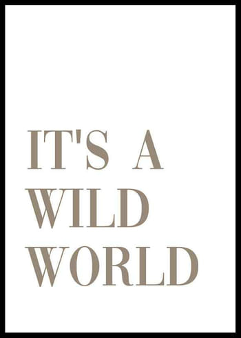 Plakat Wild World