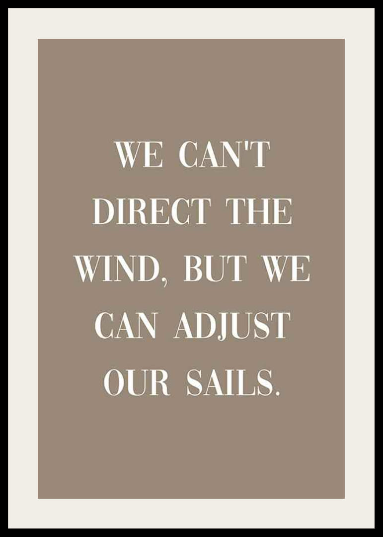 Balta motyvacinė citata rudame, vientisos spalvos fone-12