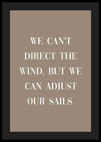 White motivational text quote on brown, solid color background-4