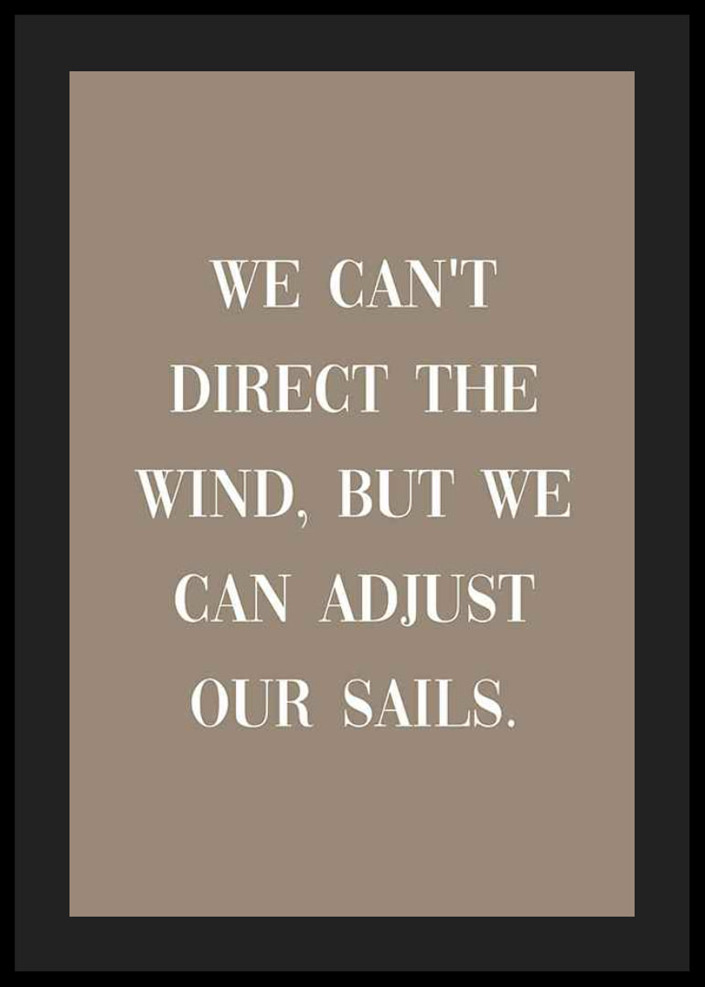 White motivational text quote on brown, solid color background-12