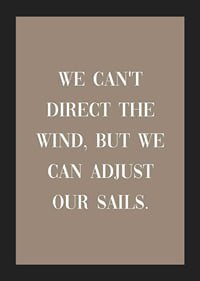 White motivational text quote on brown, solid color background-5